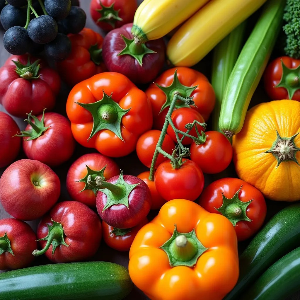 Fruits et légumes riches en vitamines